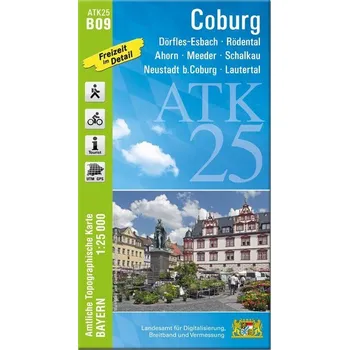ATK25-B09 Coburg (Amtliche Topographische Karte 1:25000) - Landesamt für Digitalisierung, Breitband und Vermessung