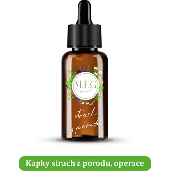 Doplněk stravy M.E.G Bio Bachovky - Strach z porodu, operace