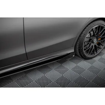 Tuning Maxton Design křidélka bočních difuzorů pro Mercedes třída C W205 Facelift/63 AMG/Sedan/Estate, plast ABS bez povrchové úpravy