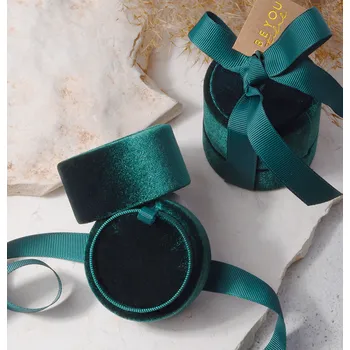 Dárková krabička Dárková krabička na řetízek/náramek smaragdová