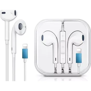 Sluchátka OEM Sluchátka iPhone 11 s bluetooth rozhraním - bílá, zvládnou mnoho funkcí pomocí multifunkčního tlačítka, nahrazují ORIGINÁL