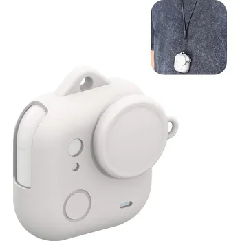 Sportovní kamera PULUZ Insta360 GO Ultra silikonový ochranný návlek i s krytkou čočky - Bílý