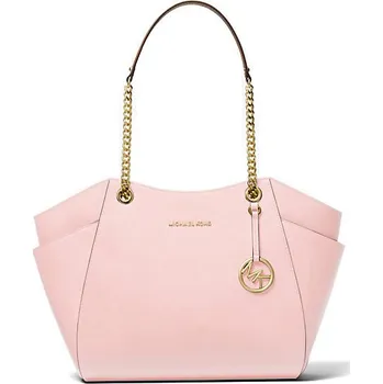 Michael Kors kožená kabelka jet set large růžová + doprava zdarma