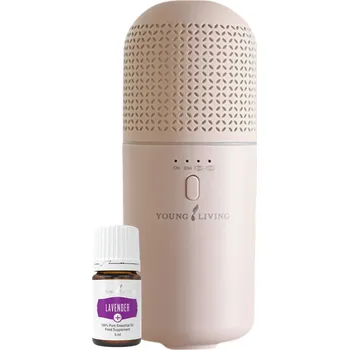Aroma difuzér Young living Bezdrátový difuzér Wanderbliss pink + Esenciální olej Levandule+