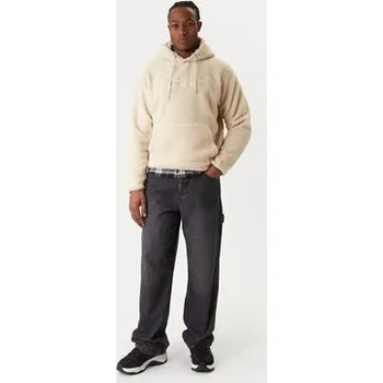 Pánská mikina Jack & Jones Mikina Flare Teddy 12285678 Béžová Relaxed Fit M