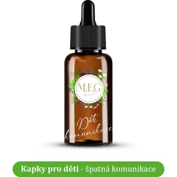 Doplněk stravy M.E.G Bio Bachovky pro děti - Špatná komunikace