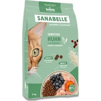 Krmivo pro kočku SANABELLE ADULT SENSITIVE KUŘE Kompletní suché KRMIVO PRO KOČKY s kuřecím masem 400g