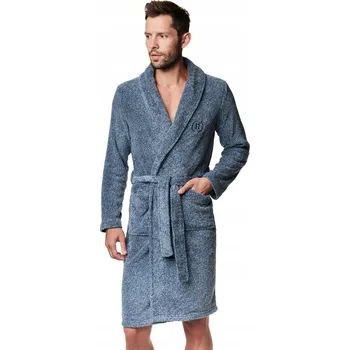 Pánský župan HENDERSON Pánský župan ZINE 38320, velikost XL, šedý