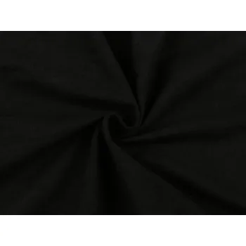 Úplet / imitace broušené kůže, střední, 11 černá