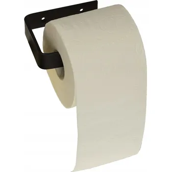 DRŽÁK NA TOALETNÍ PAPÍR ZÁVĚSNÝ ČERNÝ LOFT