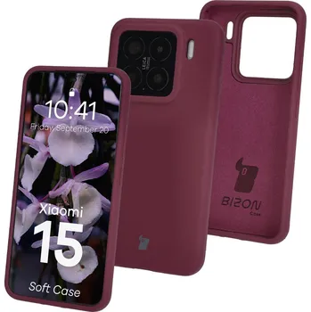 Pouzdro na mobilní telefon Zadní Kryt Bizon pro Xiaomi 15 fialový