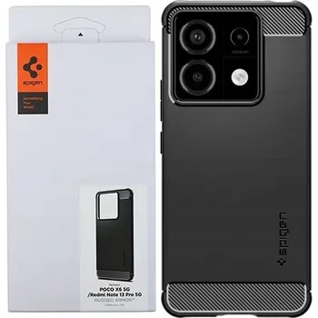 Pouzdro na mobilní telefon Zadní Kryt Spigen pro Xiaomi Redmi Note 13 Pro 5G černý