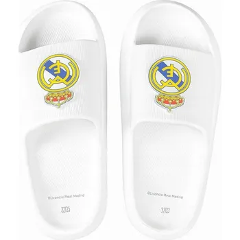 Dámské žabky Real Madrid nazouváky Beach Pool Flip Flops White Eva 2300006880B bílá 40/41