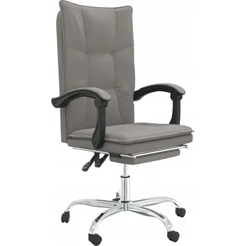 Polohovací kancelářská židle taupe textil