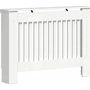 Radiátor Kryt radiátoru Vysoce lesklá bílá 112 x 19 x 81,5 cm