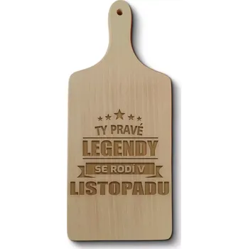 Kuchyňské prkénko Sablio Prkénko Ty pravé legendy se rodí v listopadu