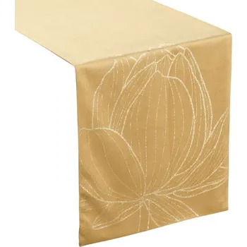 OBRUS BLINK 12 35 X 180 CM ZLATÝ