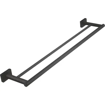 Novaservis Dvojitý držák ručníků GRETA 600 mm, gun metal AGR10GM