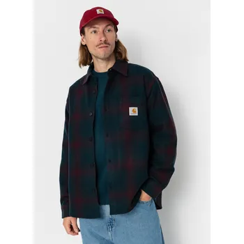 Carhartt WIP Brennan (brennan check/deep lagoon/rondo) L, námořnická modrá