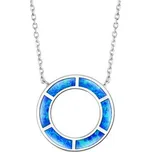 NB-2266-OP05 Stříbrný náhrdelník s opálem