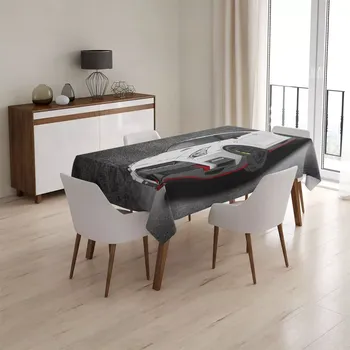 ubrus Sablio Ubrus Nissan GTR 35 Šedý - 90x90 cm