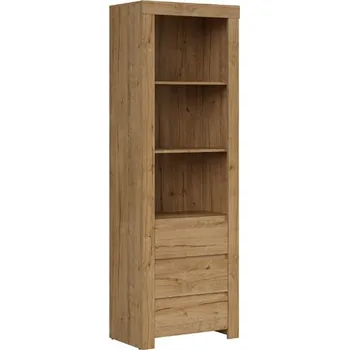 regál Regál Holten - Black Red White - BRW Dub waterford 68x203.5 cm