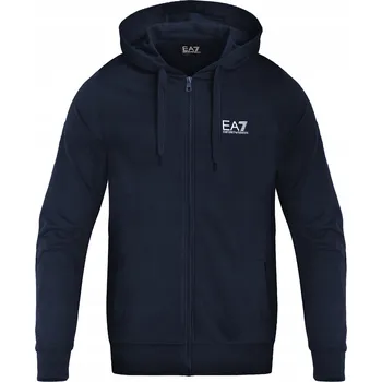 Pánská mikina Mikina Emporio Armani EA7 pánská tmavě modrá s kapuce velikost M