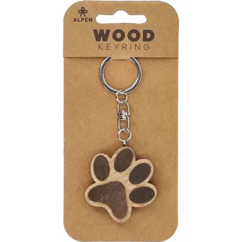 Přívěsek Dřevěný přívěsek Tlapička