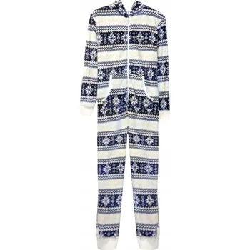 Dámské pyžamo Dámský pyžamový overal s KAPUCE vel.