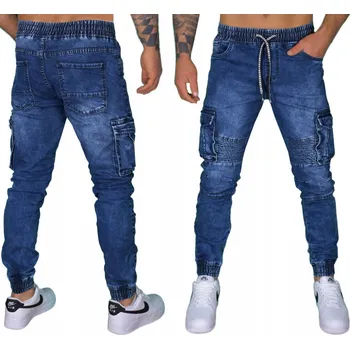 KAPSÁČE PÁNSKÉ JOGGER KALHOTY DŽÍNY ELASTICKÉ