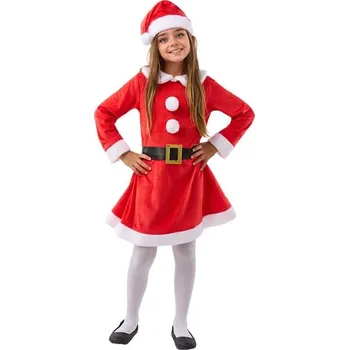 Karnevalový kostým Funiglobal - Deluxe kostým Paní Klausová pro dívky - 7-9 years