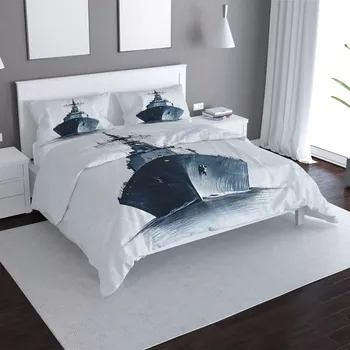 Povlečení Sablio Povlečení Válečná loď na klidném moři - 140x220 / 90x70