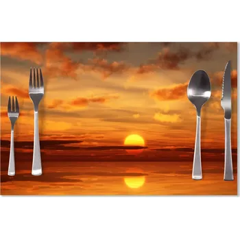 prostírání Sablio Prostírání Oranžové slunce: 40x30cm