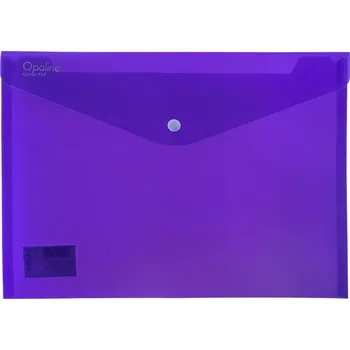 Obálka Obálka plastová s drukem Opaline A4, fialová