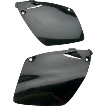 UFO boční tabulky na startovací číslo KTM 2T 98>, 4T 00> barva černá (UFO boční tabulky na startovací číslo KTM 2T 98>, 4T 00> barva černá)