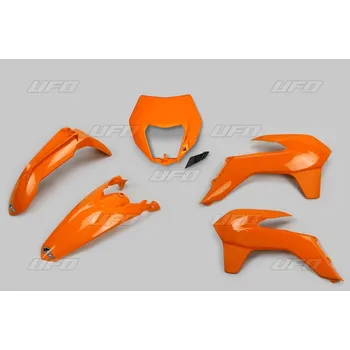 Osvětlení pro motocykl UFO kompletní sada plastů KTM EXC/EXCF 14-16 s krytem světla barva oranžová (KT524E127) (UFO kompletní sada plastů KTM EXC/EXCF 14-16 s krytem světla barva oranžová (KT524E127))