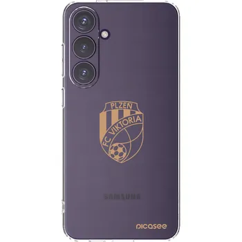Pouzdro na mobilní telefon Picasee silikonový průhledný obal pro Samsung Galaxy S24+ S926B 5G - FC Viktoria Plzeň I