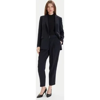 Boss Kalhoty z materiálu Tapiah 50490037 Tmavomodrá Regular Fit 46