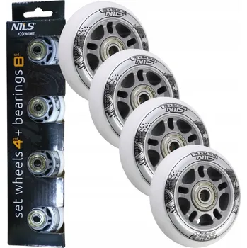 Kolečko k in-line bruslím Kolečko Nils Extreme do kolečkových bruslí 2,99" 76 mm 82A 4 ks