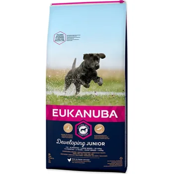 Krmivo pro psa EUKANUBA Junior Large Breeds Dog Chicken Krmivo pro psy 15 kg