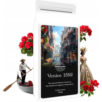 Káva Káva zrnková Arabica Exploro Coffee Venice White Label 1000 g