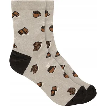 Dámské ponožky Vysoké ponožky s čokoládovým motivem, vel. 35-37