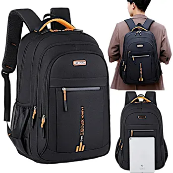 Městský batoh Batoh pro ženy do práce, městské školy, černý, na notebook, prostorný, silný