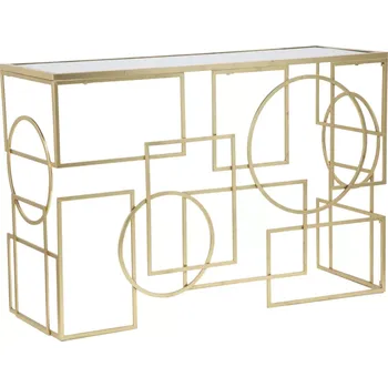 Konzolový stolek Konzolový stolek Marie 120 cm zlatý