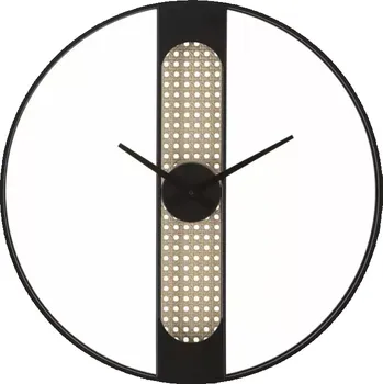 Hodiny Kovové nástěnné hodiny Ribby 60 cm černé