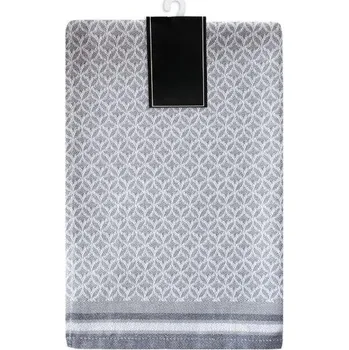 Utěrka Bavlněná kuchyňská utěrka Carino 021 40x60 cm šedá