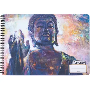 Skicák A4 40 listů 190g Budha