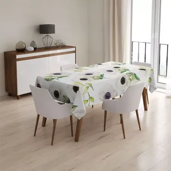 ubrus Sablio Ubrus Bílé sasanky - 90x90 cm