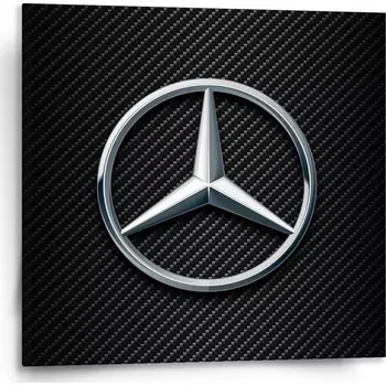 Obraz Sablio Obraz Logo 4 Carbon - 110x110 cm