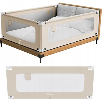 Dětská zábrana Ochranná zábrana na postel 180 cm Cover 48 Beige